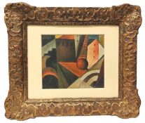 Gala Shubina ( 1902-1980 ). "Metaphysical City"