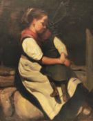 19th-Century French School. "The Elder Sister"