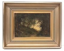 "Unidentified Painter of the Barbizon School. "Landscape"