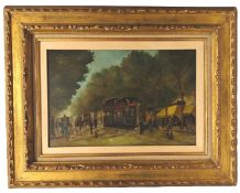 20th-Century Artist. "The Tram"