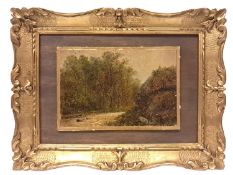 Unidentified Painter of the Barbizon School. "Landscape"