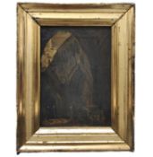 Anonymous, 19th Century. "Medieval Interior"