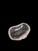 A SMALL CRYSTAL-ROCK BRUSH-WASHED, China, Qing dynasty, 19th century
