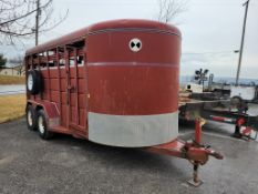 1996 Corn Pro Cattle Trailer 'Title in the Office'