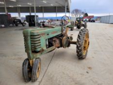 John Deere H Antique Tractor 'AS-IS - For Parts or Repair'