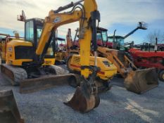 2017 JCB 48Z-1 Midi Excavator 'Ride & Drive - Drive Train Guarantee'