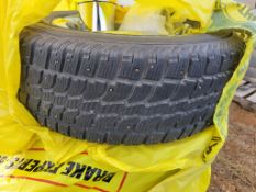 Studded Tires on Wheels 'Set of 4'