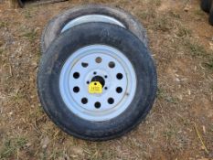 Trailer Tire on Wheel
