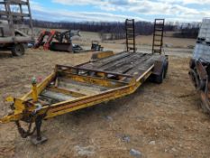 Hudson Skid Steer trailer 'NO TITLE'