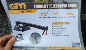 Giyi GY-TB47 Forklift Telescopic Boom 'NEW'