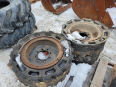 Solid Skid Steer Tires 'Set of 4'