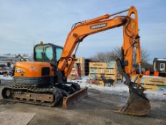 2016 Doosan DX85R Midi Excavator 'Runs & Operates - NO Guarantee'