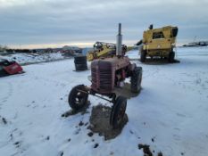 Farmall Super A Antique Tractor 'AS-IS - For Parts or Repair'