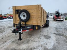 2025 Burkholder Skid Steer Trailer 'Title in the Office'