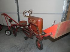Pedal Tractor with Sulky