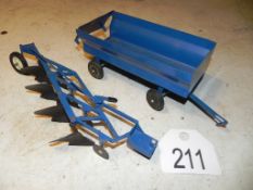 Ertl Plow & Wagon