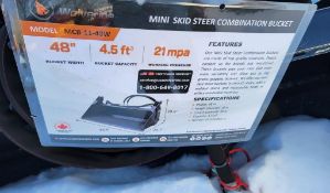 Wolverine MCB11-48W 4in1 Bucket 'NEW'