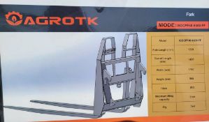 Agrotk ISOCPF48-6600FF Pallet Forks 'NEW'