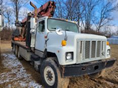 1997 International 2574 Triaxle Crane Truck 'Title Delay'