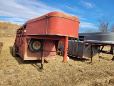 1997 Adams Gooseneck Livestock Trailer 'Title in the Office'
