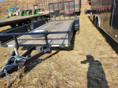 2022 Sure Trac ST8216TATTVB070 Landscape Trailer 'Title in the Office'