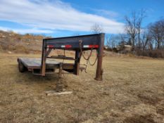 2003 Special Construction Gooseneck Flat Trailer 'Title in the Office'