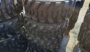 Forerunner SKS-1 Skid Steer Tires & Wheels 'Set of 4 - New'