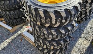 Forerunner SKS-1 Skid Steer Tires & Wheels 'Set of 4 - New'