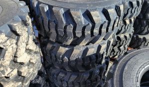 Forerunner SKS-1 Skid Steer Tires & Wheels 'Set of 4 - New'