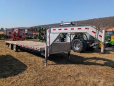 2018 Martin Aluminum Gooseneck Flat Trailer 'Title'