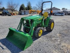 2017 John Deere 3032E Compact Loader Tractor 'Ride & Drive - Drive Train Guarantee'