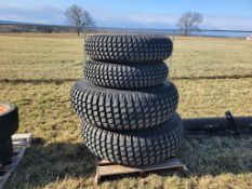 New Holland Tractor Tires on Wheels 'Set of 4'
