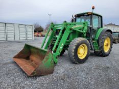 John Deere 7520 Cab Loader Tractor 'Ride & Drive - Drive Train Guarantee'