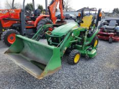 2018 John Deere 1025R Compact Loader Tractor 'Ride & Drive - Drive Train Guarantee'