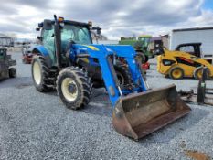 2008 New Holland T6030 Cab Loader Tractor 'Ride & Drive - Drive Train Guarantee'