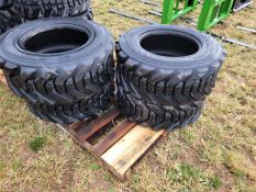 Forerunner SKS8 Skid Steer Tires 'Set of 4 - New'