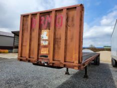 1980 Kalyn Flat Bed Trailer 'NO TITLE'