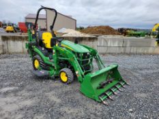 2020 John Deere 1025R Compact Tractor Loader Backhoe 'Ride & Drive - Drive Train Guarantee'