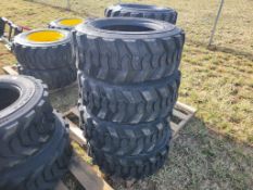 Forerunner SKS1 Skid Steer Tires 'Set of 4 - New'