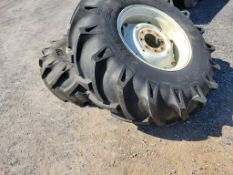 BKT TR135 Tires on New Holland Wheels