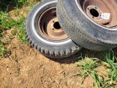 Trailer Tires on Wheels 'Pair of 2'