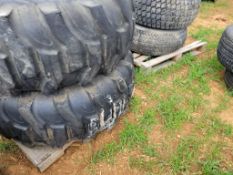 Tractor Tires On Wheels 'Pair of 2'