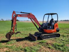 Kubota KX040-4 Mini Excavator 'Ride & Drive - Drive Train Guarantee'
