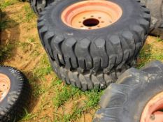 Tractor Tires On Wheels 'Pair of 2'