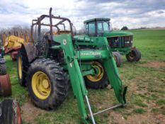 John Deere 6420 Cab Loader Tractor 'AS-IS - For Parts or Repair'