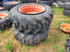 Tractor Tires On Wheels 'Pair of 2'