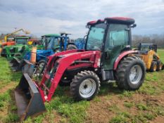 Mahindra 3550 Cab Loader Tractor 'Runs & Operates - NO Guarantee'