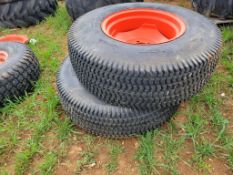 Tractor Tires On Wheels 'Pair of 2'