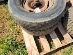 Trailer Tires on Wheels 'Pair of 2'