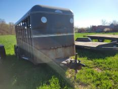 1998 Moritz HBF13 Livestock Trailer 'Title in the Office'